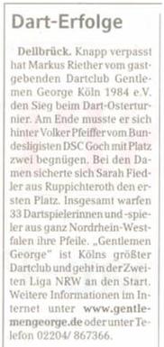 2009 04-22 Koelner Wochenspiegel